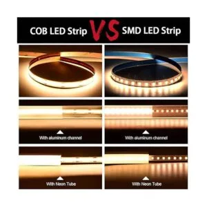 LLTOP Tira de luces LED COB blanca de 6000 K CC 24 V_2