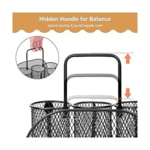 DTICON Organizador de cubiertos de metal para utensilios_5