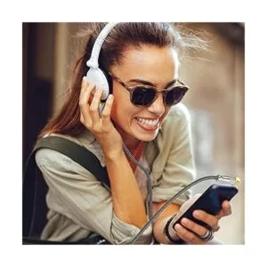 EMK Cable auxiliar de ángulo recto cable de audio estéreo_3