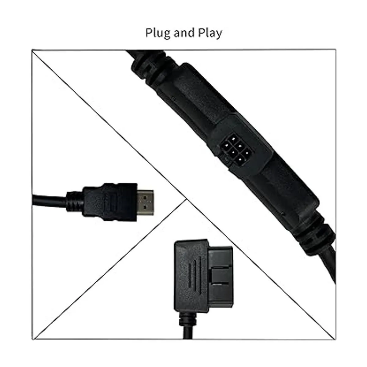 OBDII Cable de repuesto adaptador HDMI para monitor Edge_6