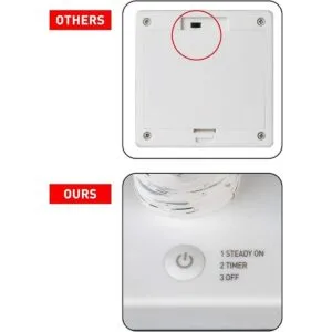 EAMBRITE Juego de 2 luces LED de abedul de 2 pies y 24_4