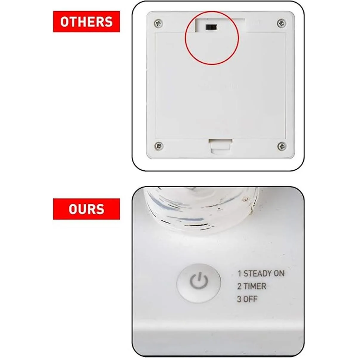 EAMBRITE Juego de 2 luces LED de abedul de 2 pies y 24_4