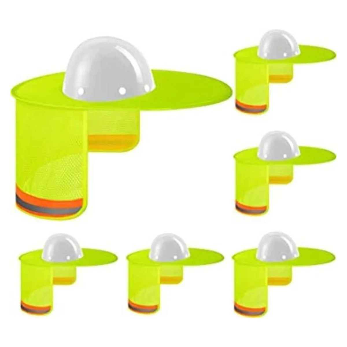 Paquete de 6 protectores solares para el cuello de malla_1