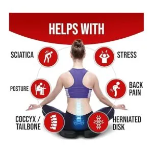 FORTEM Cojín de silla cojín de asiento para silla de_4