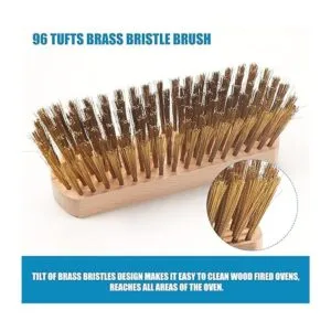 SHANGPEIXUAN Pizza Oven Brush 7 Inch Brass Bristles_2