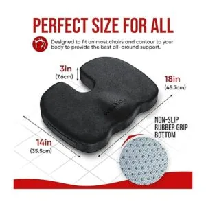 FORTEM Cojín de silla cojín de asiento para silla de_5