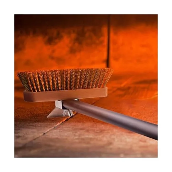 SHANGPEIXUAN Pizza Oven Brush 7 Inch Brass Bristles_7