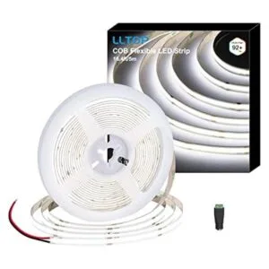 LLTOP Tira de luces LED COB blanca de 6000 K CC 24 V_1