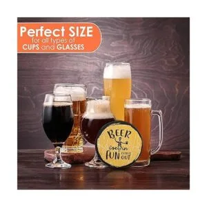 Good Vibes Juego de 8 posavasos para bebidas con_5