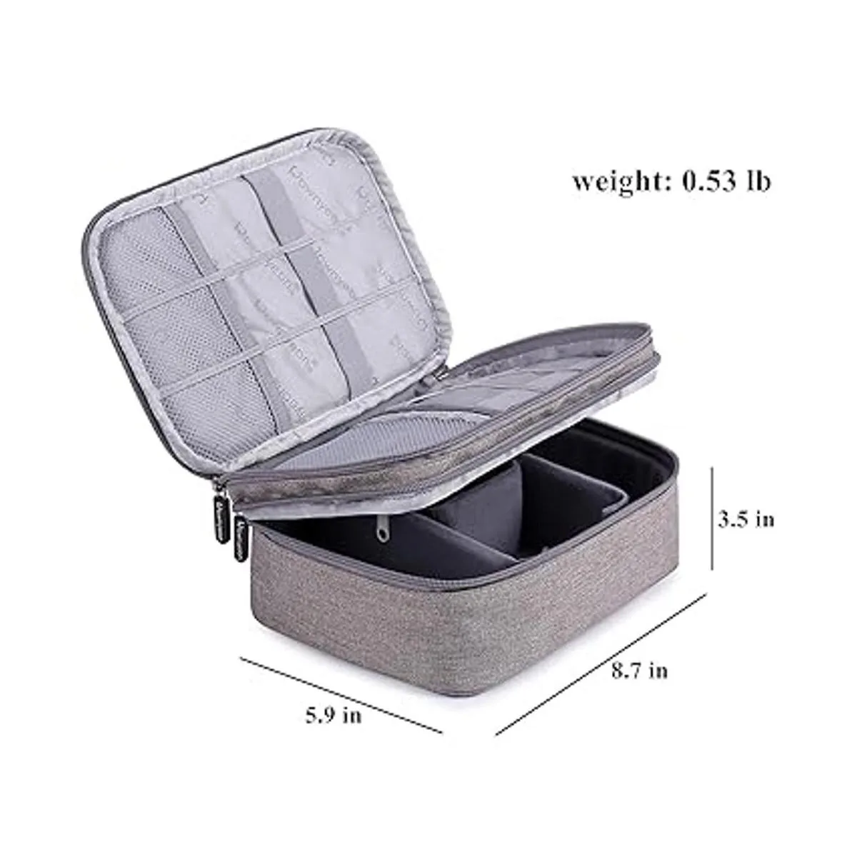 Rownyeon Fundas de tren de maquillaje bolsa de_5