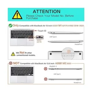 MOSISO Compatible con MacBook Air de 13 pulgadas 2022 2021_2