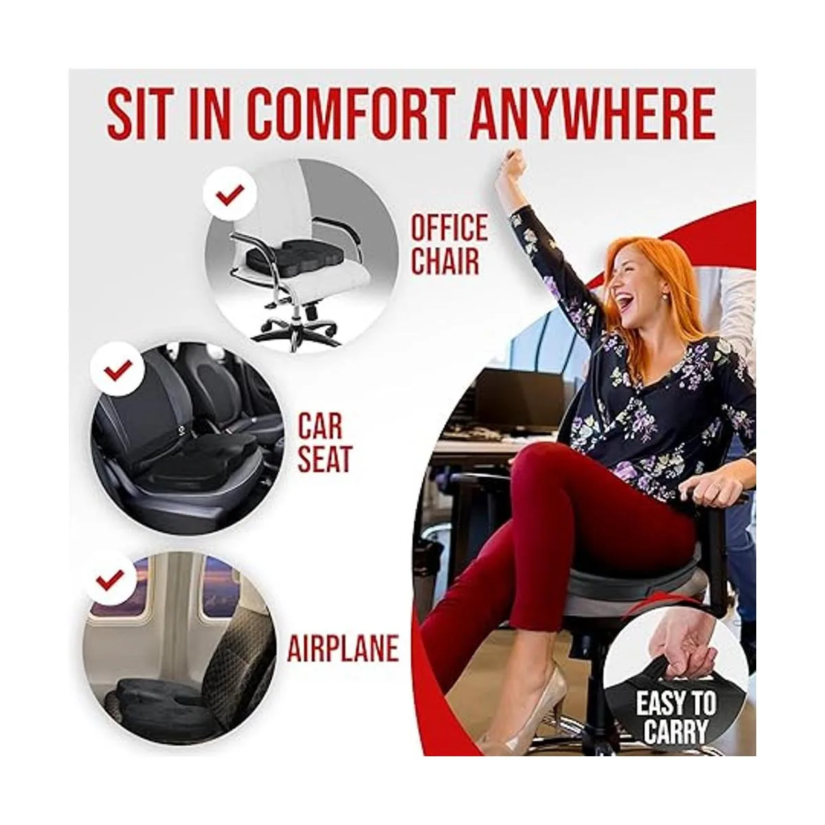 FORTEM Cojín de silla cojín de asiento para silla de_6