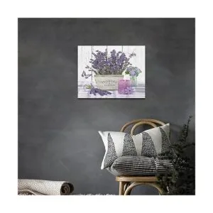 Lienzo de lavanda diseño de flores de lavanda diseño de_3