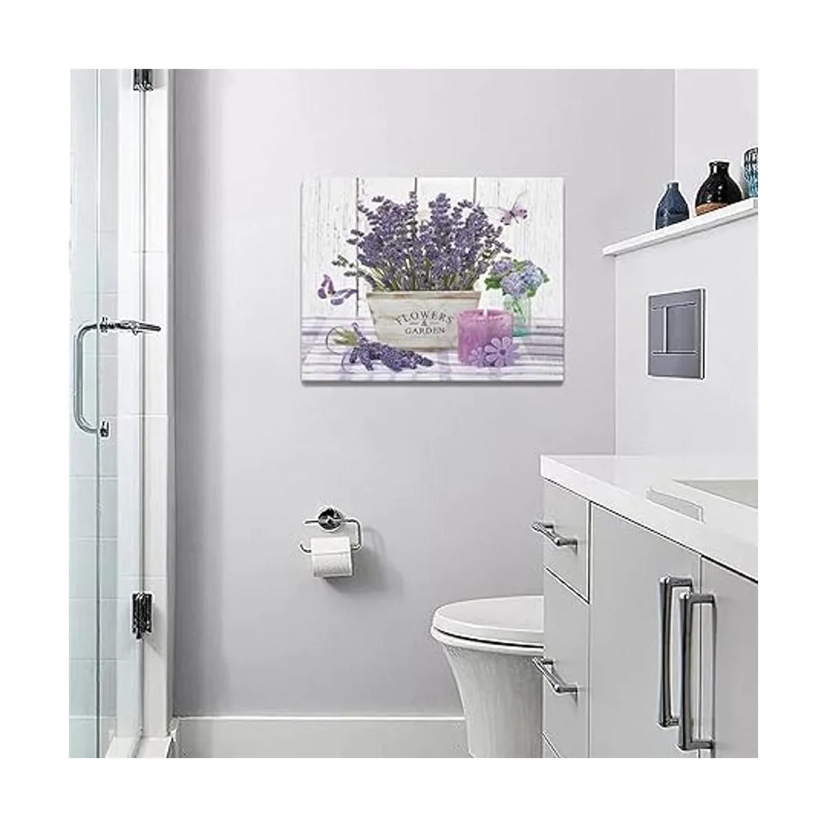 Lienzo de lavanda diseño de flores de lavanda diseño de_2