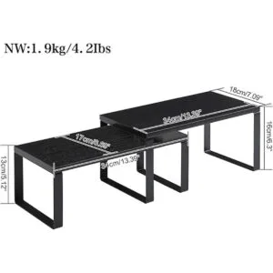 YMYNY HSR002B Organizador de estantes extensibles para_6