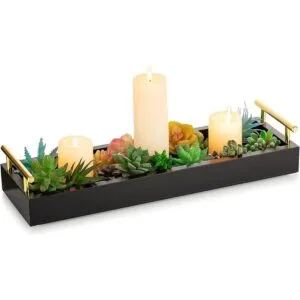 Hanobe Bandeja rectangular larga y estrecha bandejas_1
