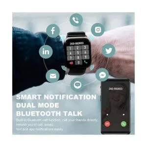 Choiknbo Reloj inteligente de 1.7 pulgadas con respuesta_4