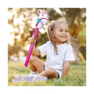 Yiphates 8 piezas de 40 pulgadas de caballo inflable de_4