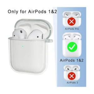 Juego de accesorios de funda transparente para AirPods 13_2