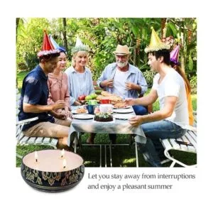 Paquete de 3 velas grandes de citronela para exteriores e_5