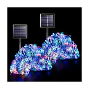 POTIVE Paquete de 2 luces solares de cuerda de 33 pies_1