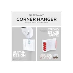Brainwavz Soporte de pared esquinero para YI Home_3