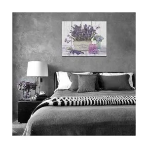 Lienzo de lavanda diseño de flores de lavanda diseño de_6