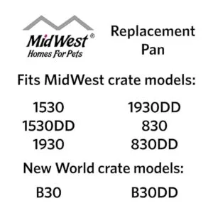 Midwest Bandeja de repuesto para la jaula para perros_7