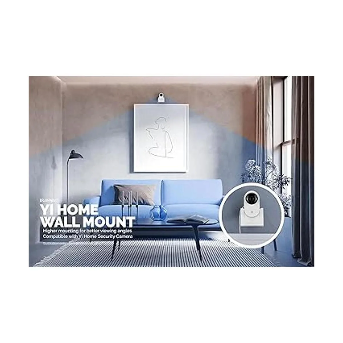Brainwavz Soporte de pared para YI Home paquete de 3_7
