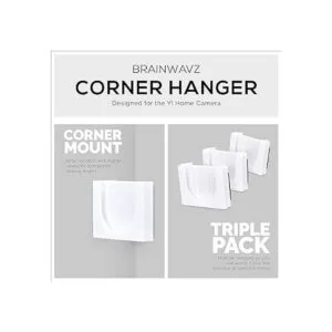 Brainwavz Soporte de pared esquinero para YI Home_4