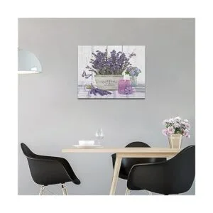Lienzo de lavanda diseño de flores de lavanda diseño de_4