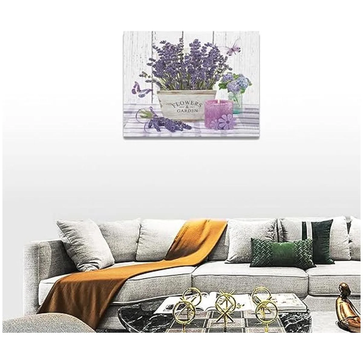 Lienzo de lavanda diseño de flores de lavanda diseño de_5