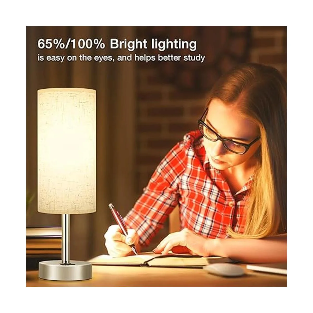 Lámparas de mesa táctiles para dormitorio mesita de_5