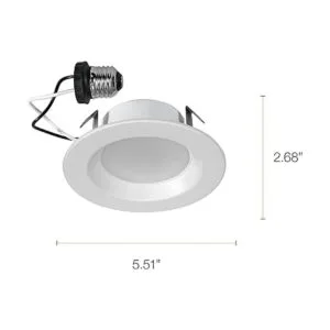 SYLVANIA Luz empotrada LED de 4 pulgadas con borde_7