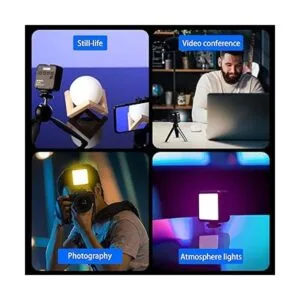 Sutefoto Luces de video RGB luz de cámara LED portátil a_5