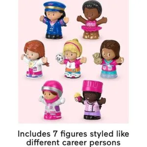 FisherPrice Little People Juego de 7 figuras de Barbie_3