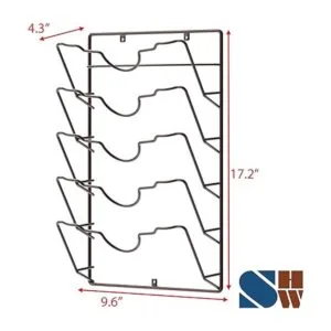Simple Houseware Estante de pared para tapa de maceta_3