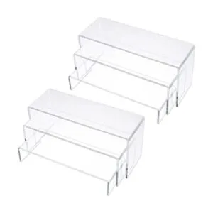 Elevadores de exhibición de acrílico estante rectangular_1
