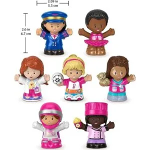 FisherPrice Little People Juego de 7 figuras de Barbie_4