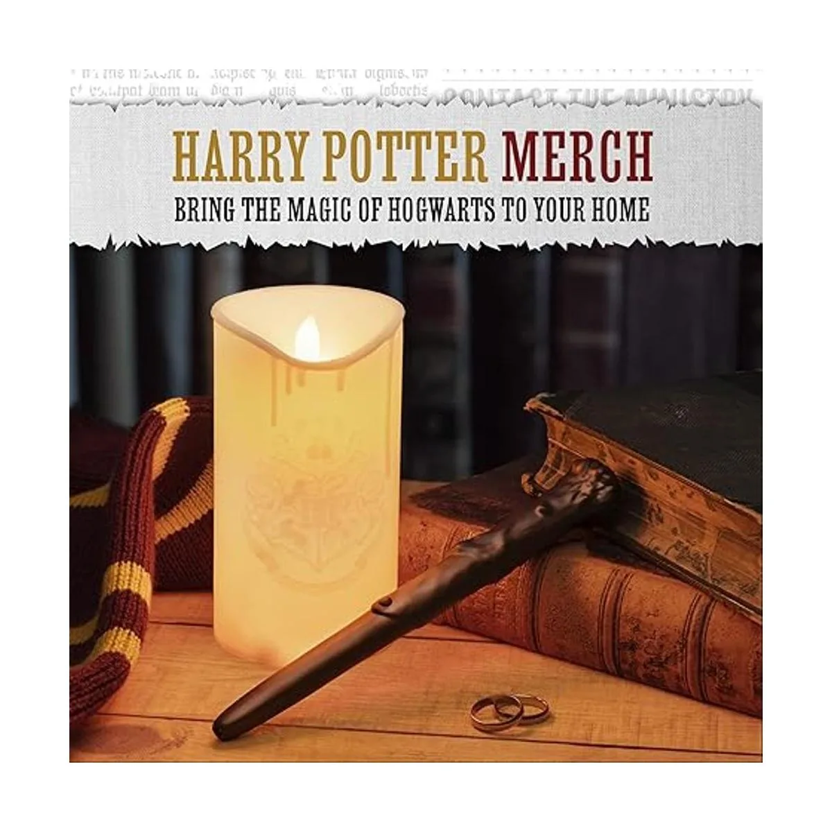 Paladone Luz de vela Hogwarts con control remoto de_4