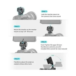 SmallRig Soporte para monitor de cámara Lite con zapata_7