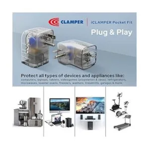 Clamper Enchufe de protección contra sobretensiones_3