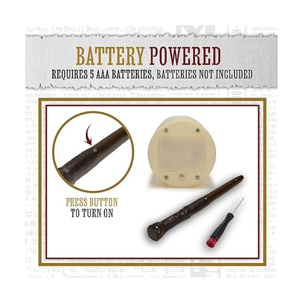 Paladone Luz de vela Hogwarts con control remoto de_3