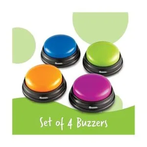 Learning Resources Botones de luces y sonidos juego de_4