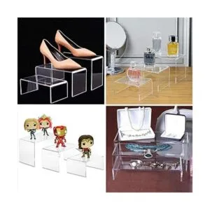 Elevadores de exhibición de acrílico estante rectangular_6