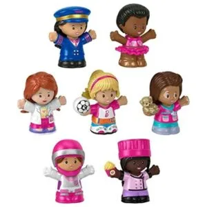 FisherPrice Little People Juego de 7 figuras de Barbie_1