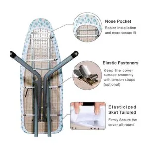 Funda y almohadilla de repuesto extra ancha para tabla de_3