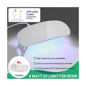 Kit de resina UV con luz juego de resina epoxi UV de_4