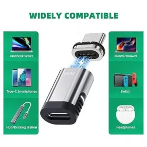 Adaptador magnético USB C paquete de 2 unidades_4