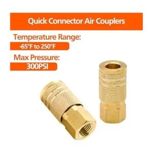 Acoplador industrial hembra de latón de 14 pulgadas_5